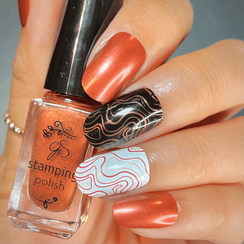 CJS Copper Rose Stamping Colour - DK BEAUTY