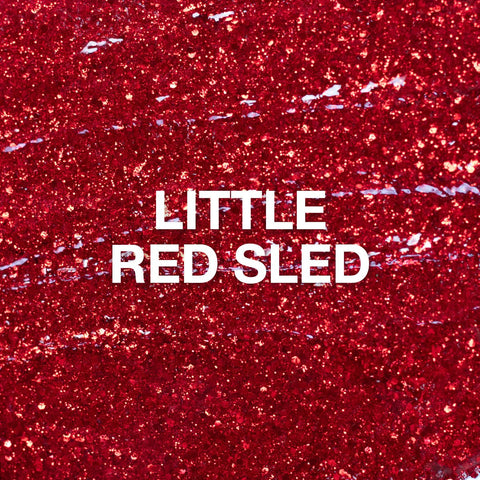 P+ Litte Red Sled Glitter - DK BEAUTY