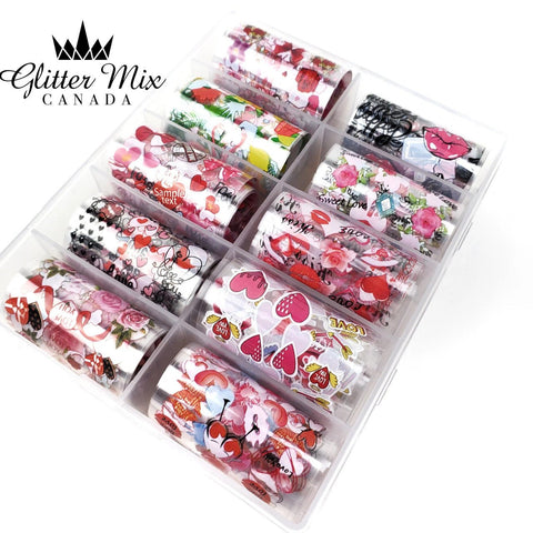 GlitterMix Love & Kisses Foil - DK BEAUTY