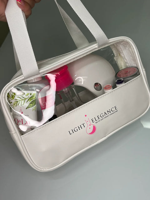 Light Elegance Cosmetic Logo - DK BEAUTY