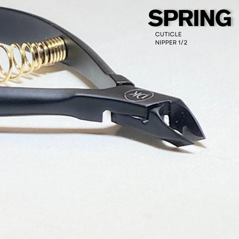 SPRING Cuticle Nippers 1/2 Jaw - DK BEAUTY