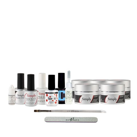 en Vogue Simply Pro Starter Kit self-leveling gels and accessories for professional manicures and extensions