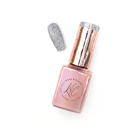Velvet Confetti Matte Top Coat - Silver - DK BEAUTY