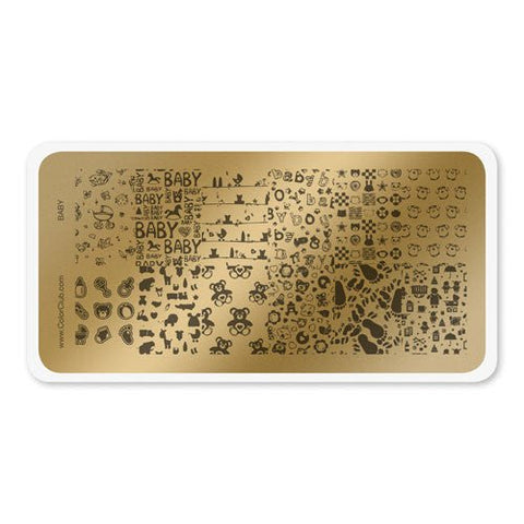 Color Club Stamping Plate - Baby - DK BEAUTY