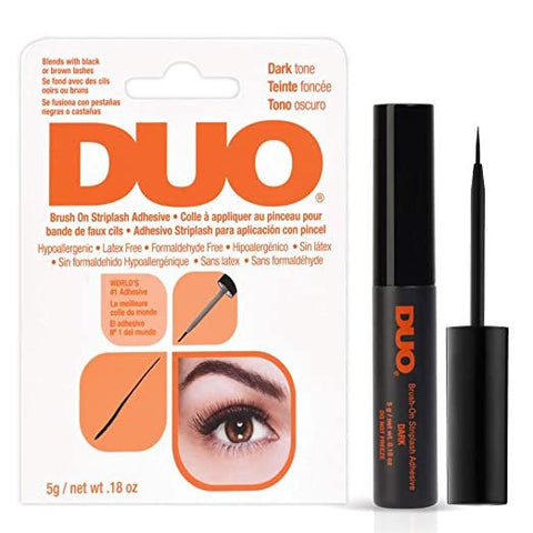 Duo Brush On Lash Adhesive Dark - DK BEAUTY