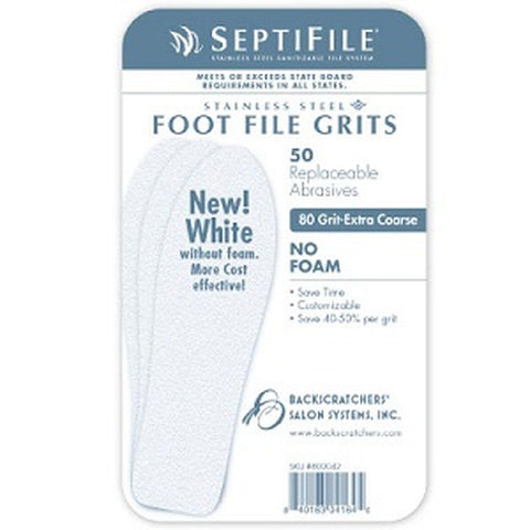 Septi Foot File Refill Pack 80 Grit (no foam) - DK BEAUTY