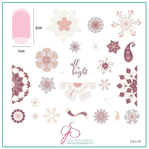 Clear Jelly Stamper - All is Bright - DK BEAUTY