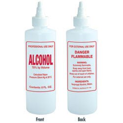 Imprinted Bottle 8oz - Alcohol - DK BEAUTY