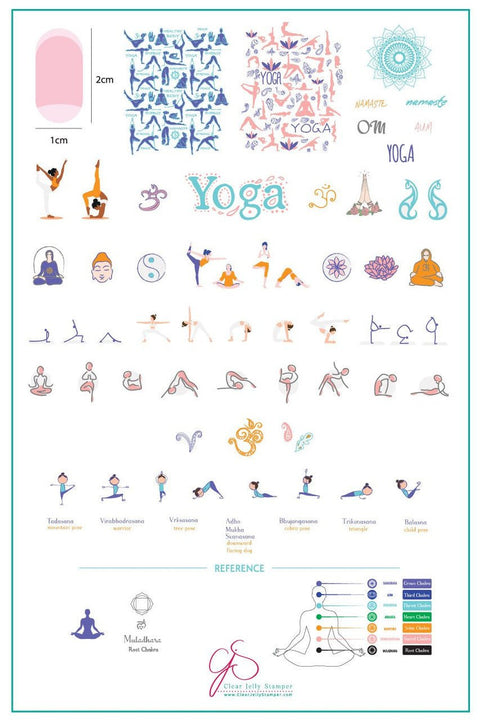 Clear Jelly Stamper - Zen Yoga - DK BEAUTY