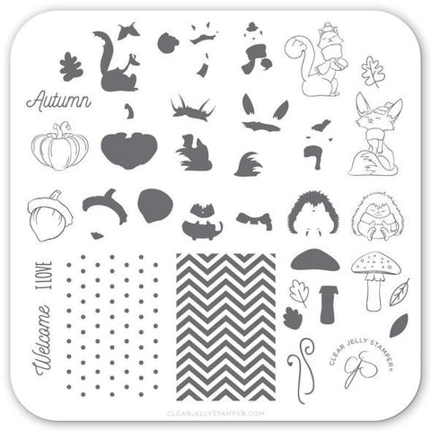 CJS Foxy Fall Plate - DK BEAUTY