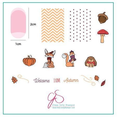 CJS Foxy Fall Plate - DK BEAUTY