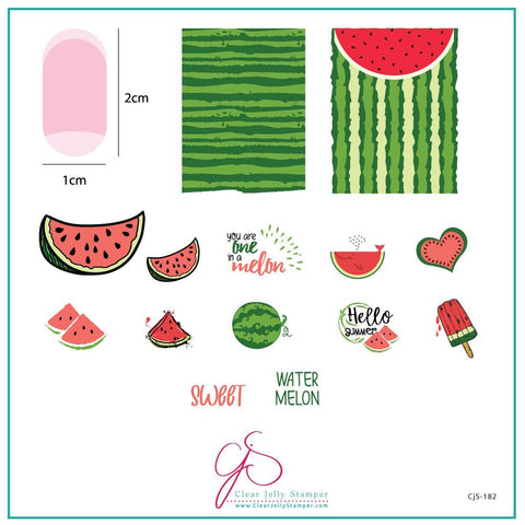 Clear Jelly Stamper One In a Melon - DK BEAUTY