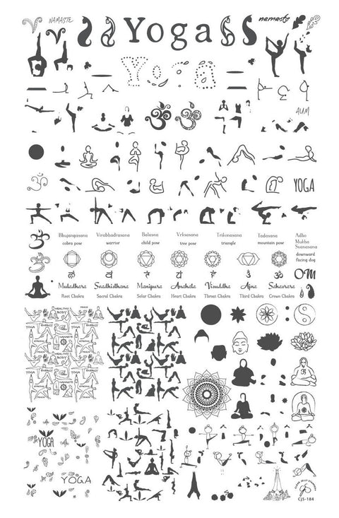 Clear Jelly Stamper - Zen Yoga - DK BEAUTY
