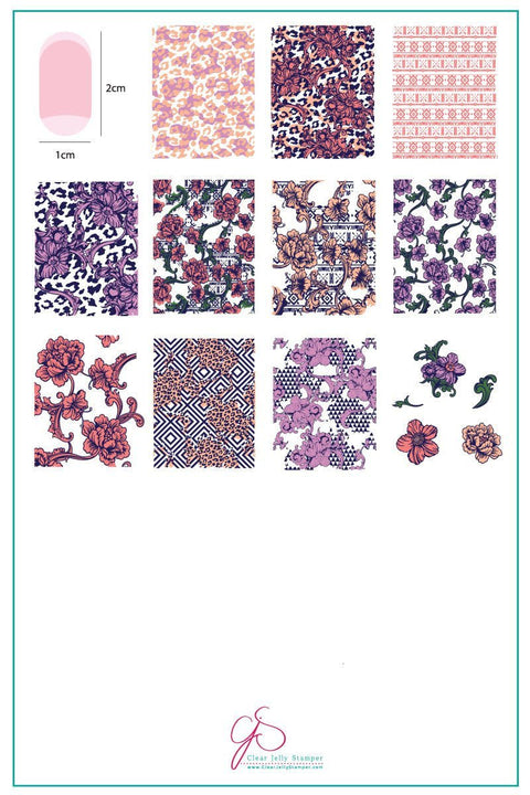 CJS Textiles Series 3 Stamping Plate - DK BEAUTY
