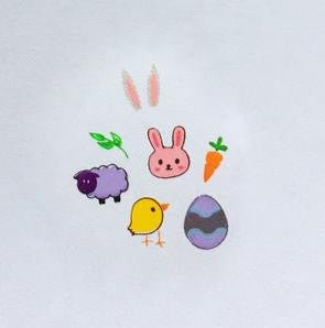 Clear Jelly Stamper - Easter 2 - DK BEAUTY