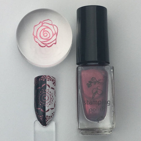 CJS Pomegranate Pop Stamping Colour - DK BEAUTY