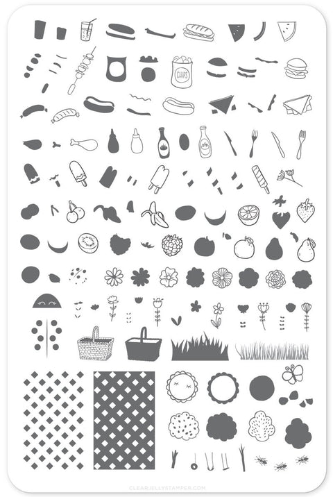 Clear Jelly Stamper - Picnic Anyone? - DK BEAUTY
