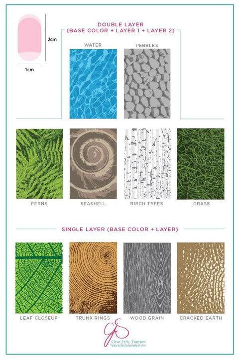 Clear Jelly Stamper - Nature's Law - DK BEAUTY
