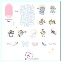 Angelic Stamping Plate - DK BEAUTY