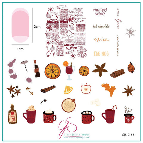 Clear Jelly Stamper - Cozy Bevvys - DK BEAUTY