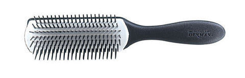 Denman Matte Black 7 Row Brush