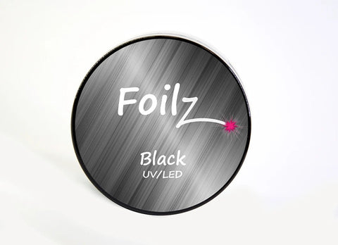 Fuzion Foilz Gel - Black - DK BEAUTY