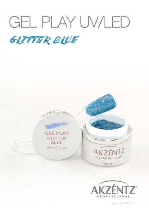 Akzentz Gel Play© Glitter Paint Blue - DK BEAUTY