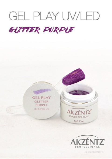 Akzentz Gel Play© Glitter Paint Purple - DK BEAUTY