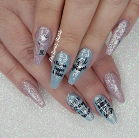 CJS Quote - a - Licious Stamping Plate - DK BEAUTY