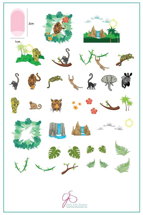 CJS - Suzie's Welcome to the Jungle Plate - DK BEAUTY