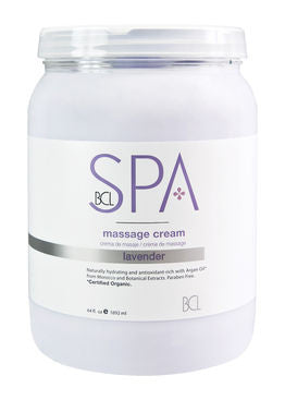 BCL Spa Massage Cream Lavender & Mint 64oz