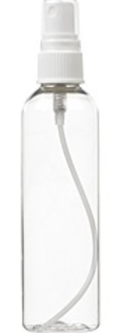 2oz Clear Bottle with Sprayer