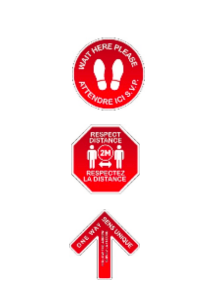 Babyliss Pro • Floor Signage 1pcs (Covid) - DK BEAUTY