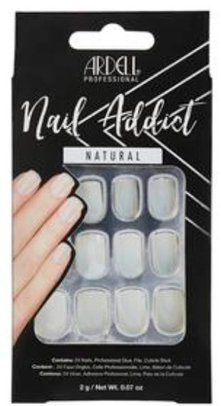 Ardell Nail Addict Natural Squared