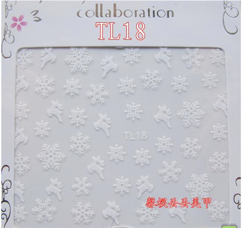 3D Snowflake Decal TL18
