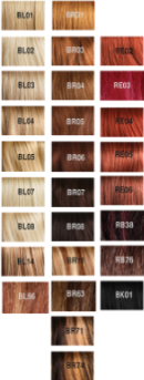100% Human Remy Clip In Hair Extensions 21" black