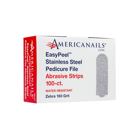 EasyPeel Pedi File Abrasive Strips - Zebra 180 - DK BEAUTY