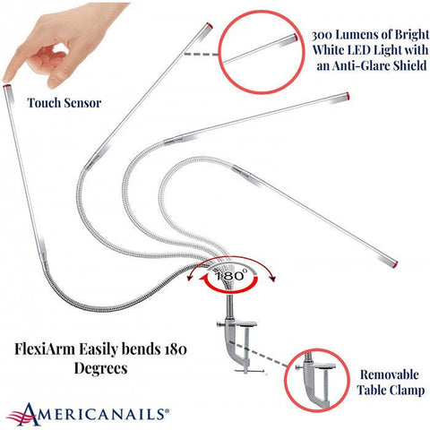 Americanails FlexiLamp Touch LED Desk Lamp - DK BEAUTY