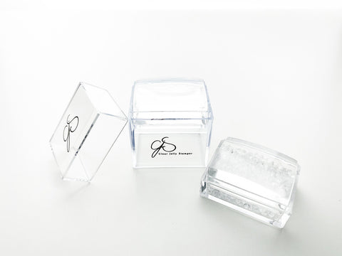Clear Jelly The Bling Stamper Cubed - DK BEAUTY