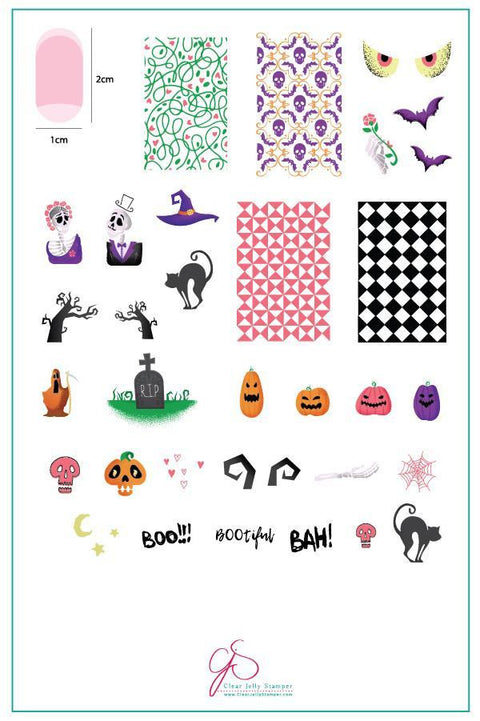 Clear Jelly Stamper - Boo-tiful