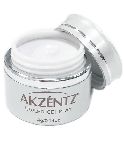 Akzentz Gel Play© Paint Titanium White - DK BEAUTY