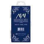 Nouveau Nails Tips 100 Ct - Natural Shallow Well - DK BEAUTY