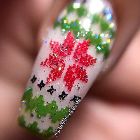 CJS - Christmas Sweater Stamping Plate - DK BEAUTY