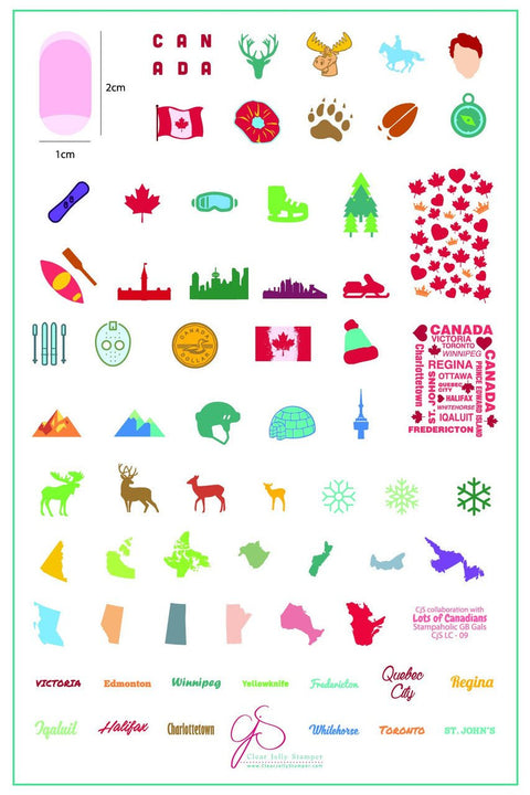 Clear Jelly Stamper - Oh Canada - DK BEAUTY