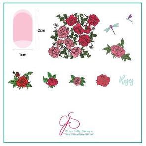 Clear Jelly Stamper - Painting the Roses Red - DK BEAUTY