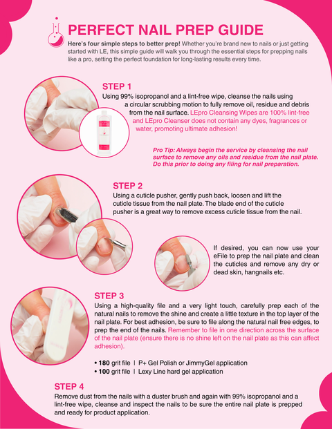 Light Elegance Perfect Nail Prep Guide — 4 steps to better prep