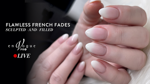 en Vogue Lac it! Out of office-nail polish kit for professional nails and extensions. Color: Off the clock shown on nails