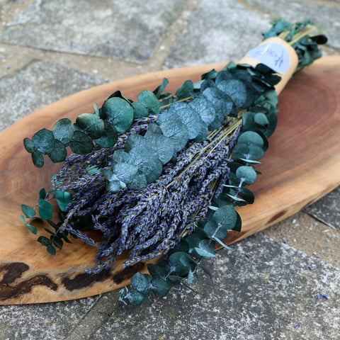 Lavender Creek Farm - Dried Lavender and Eucalyptus Bouquets