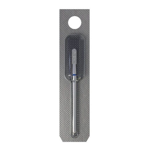 STALEKS EXPERT Diamond nail drill bit rounded cylinder blue, head diameter 2,3 mm, working part 8 mm
