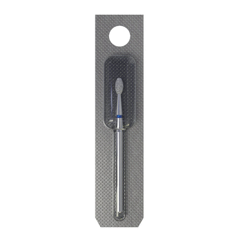 STALEKS EXPERT Diamond nail drill bit olive blue, head diameter 2,5 mm, working part 5 mm
